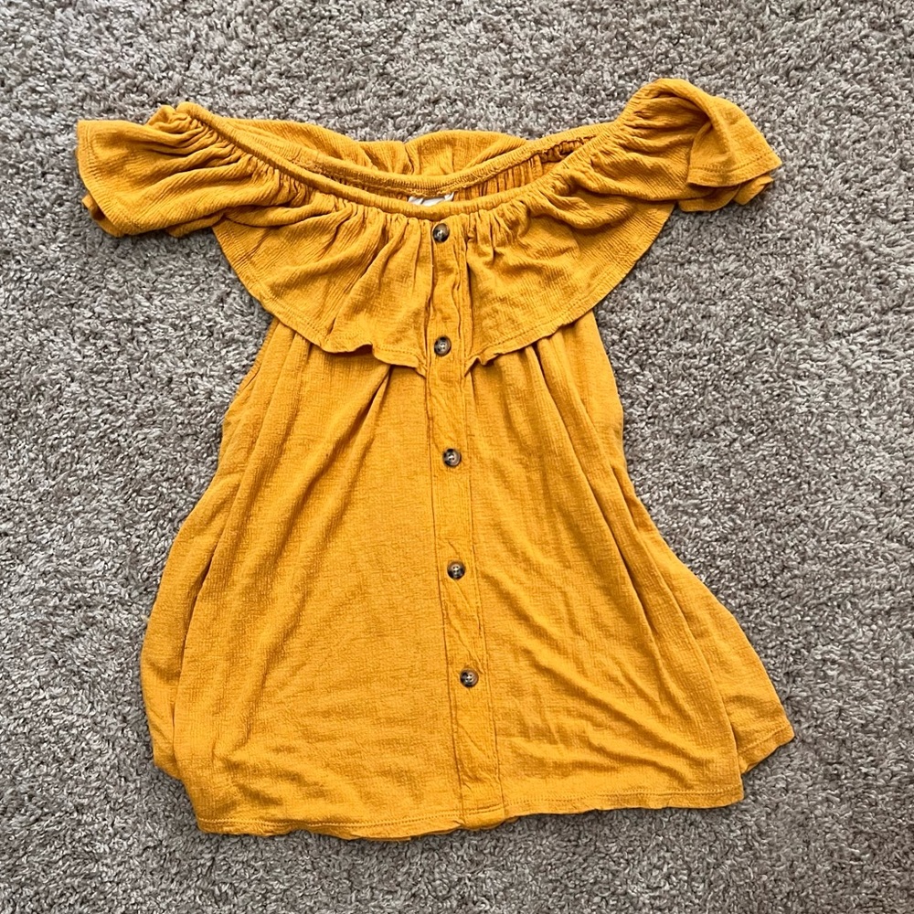 Yellow blouse